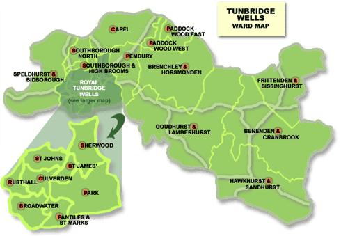 Tunbridge Wells Ward Map