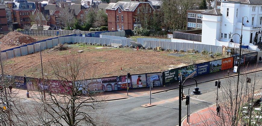 Image showing the old cinema site in Tunbridge Wells town center