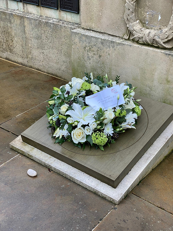 Holocaust Memorial Day wreath