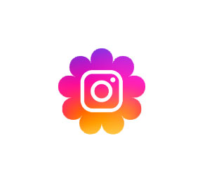 Instagram flower logo