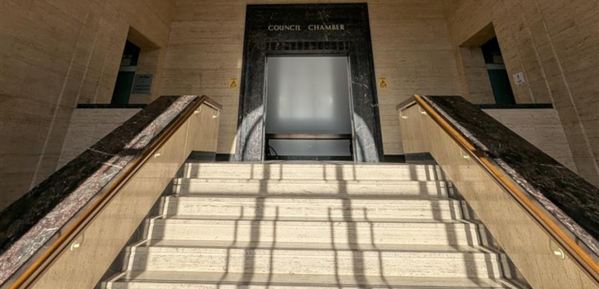 Council Chamber stairs