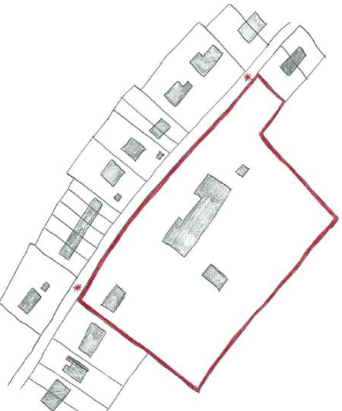 For sites with particularly long frontages, it may be necessary to erect site notices towards either end of the frontage.