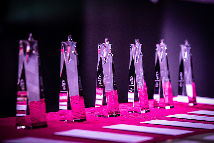 Picture of the awards from 2020