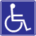 Disabled toilets icon