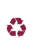 Bins and recycling icon