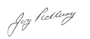 Joy Podbury's signature